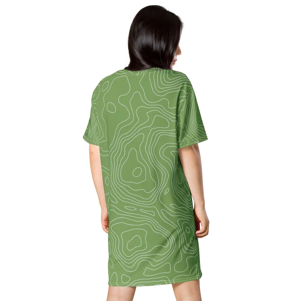 All-Over Print T-Shirt Dress product image (2)