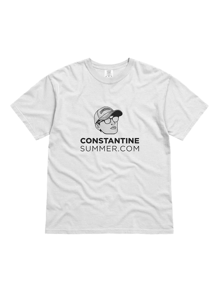 CONSTANTINESUMMER.COM: ICONIC LOGO T-SHIRT by Comfort Colors (White) product image (1)