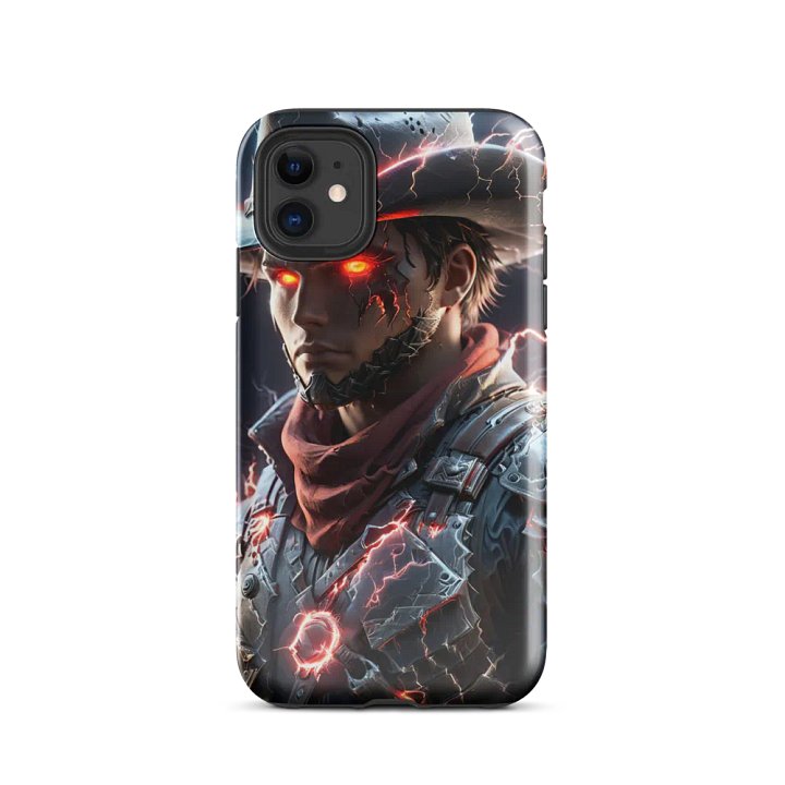 Cyborg Gunslinger iPhone Tough Case – Futuristic Cowboy product image (24)