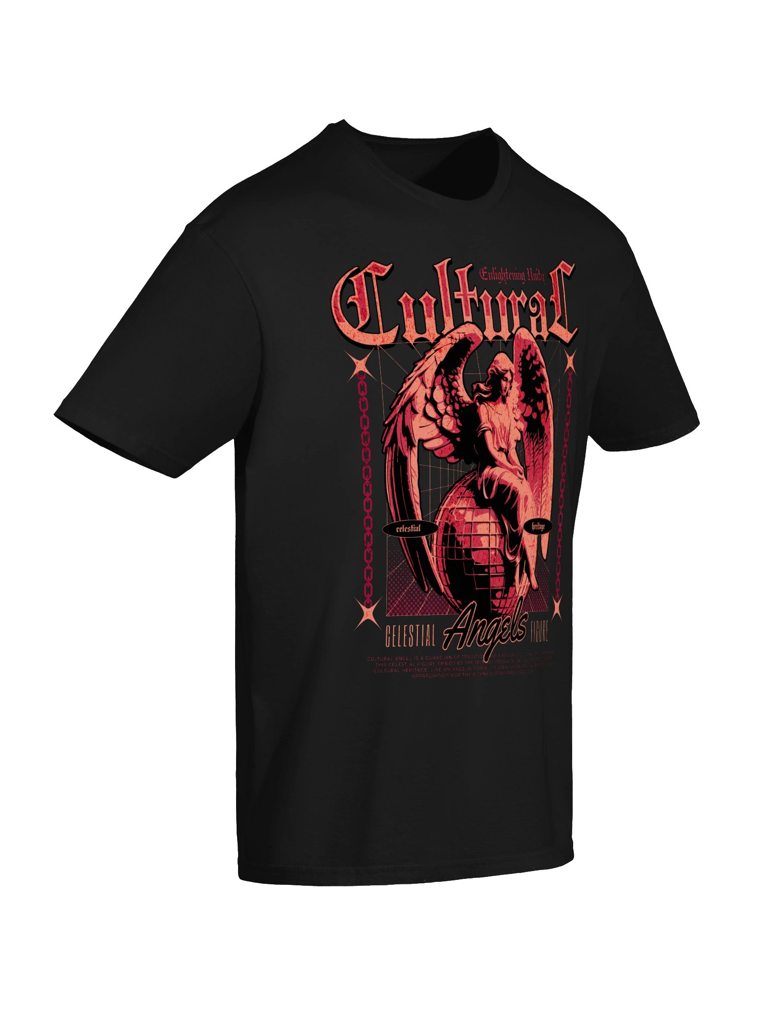 Cultural Celestial Angel Graphic Unisex Softstyle T-Shirt product image (5)