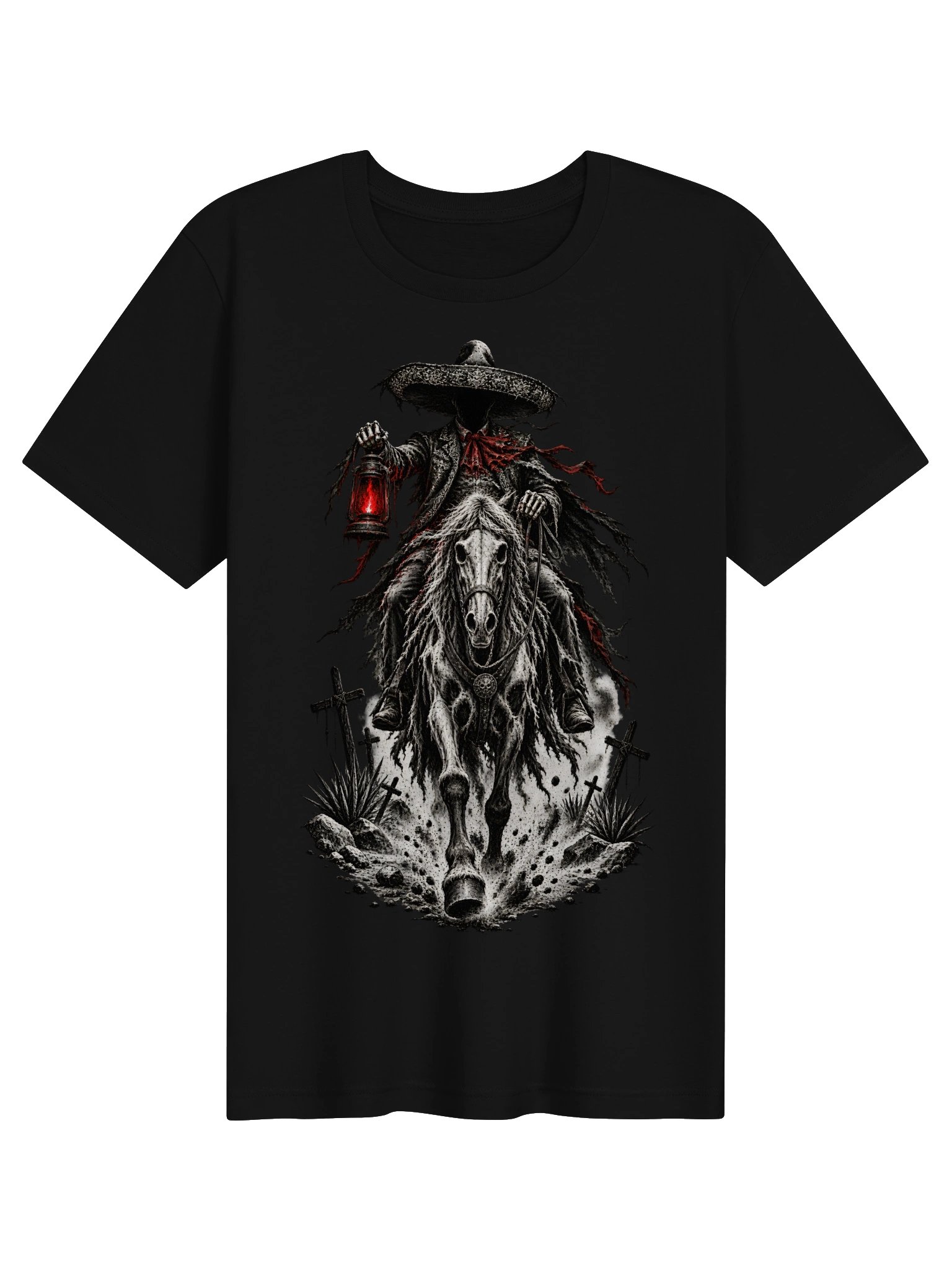 El Charro del Kilómetro 13 – Mexican Folklore Horror Design | Leyendas Malditas product image (1)