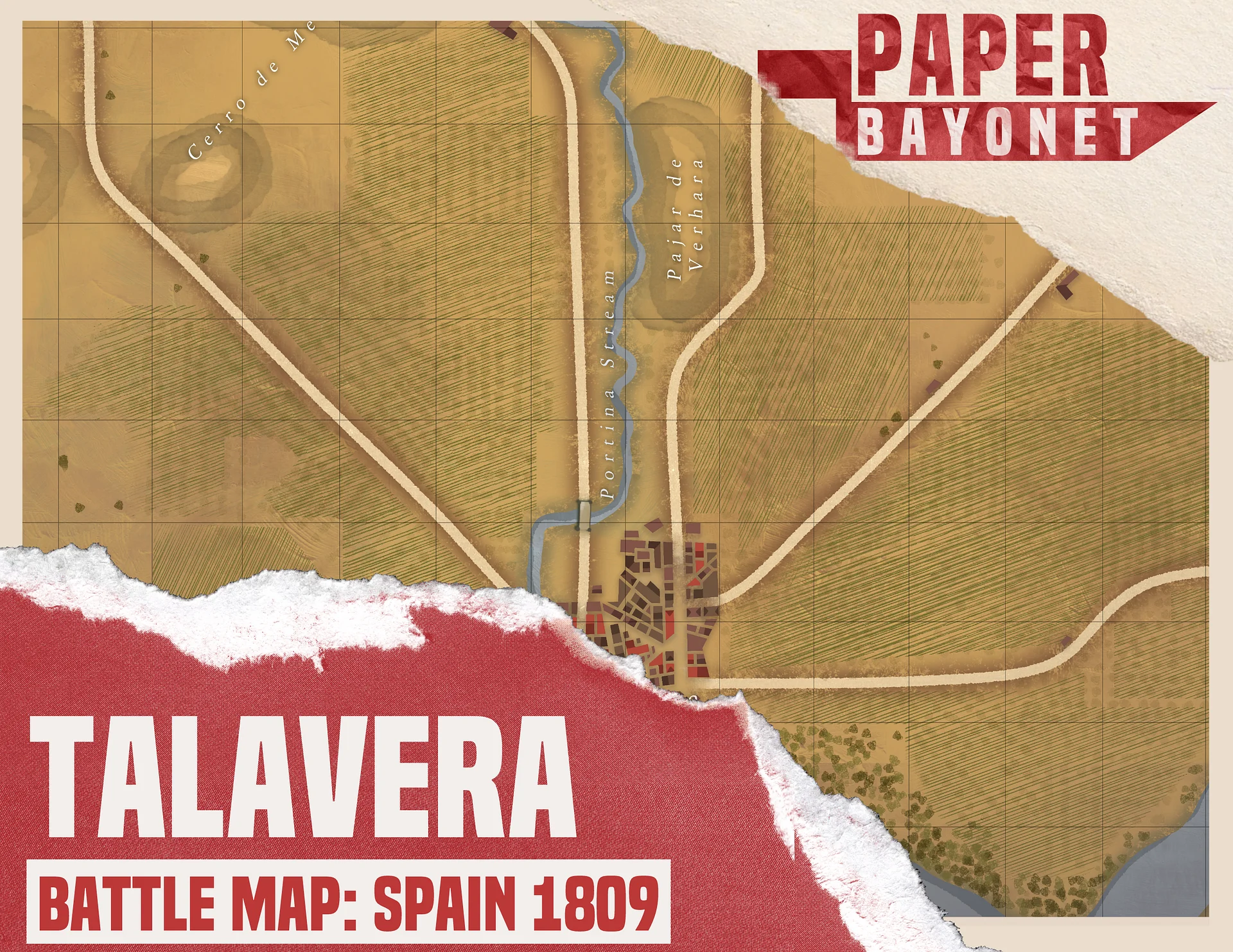 Talavera battle map. product image (1)