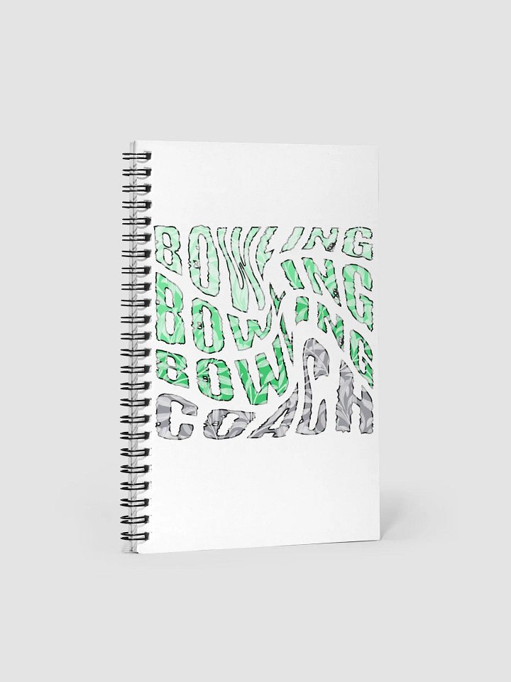 Mess Swirl Bowling Coach Wavy Notebook product image (1)