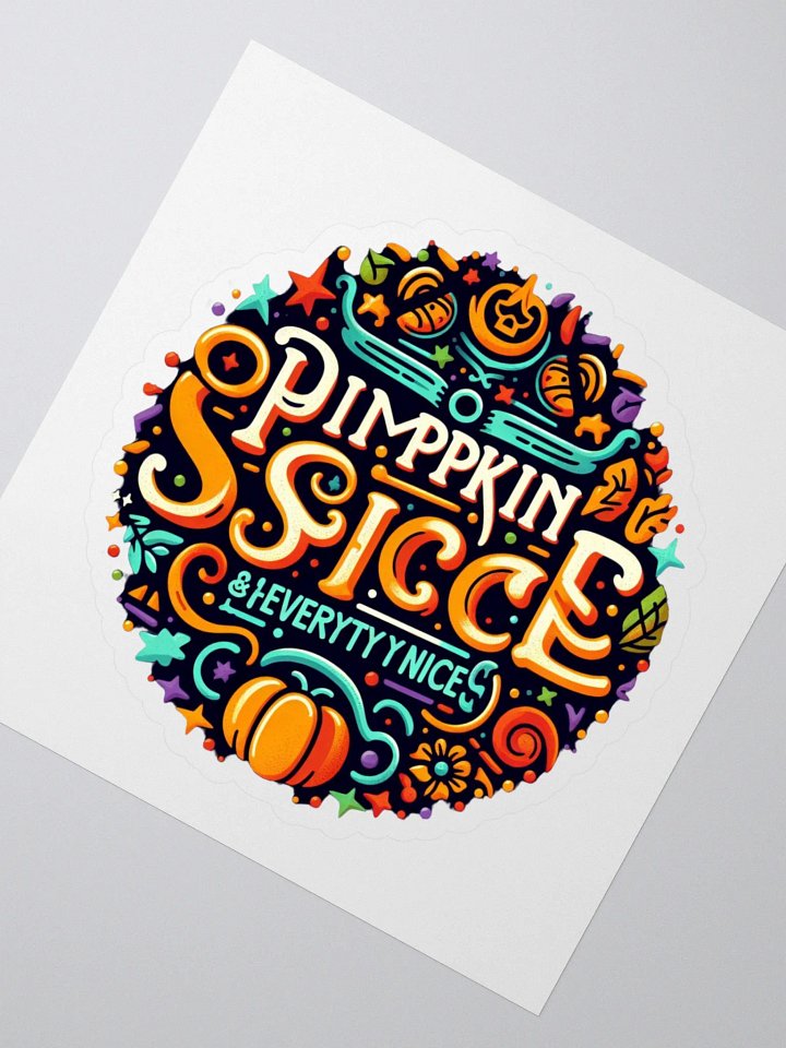 Pumpkin Spice Delight Sticker Set product image (2)