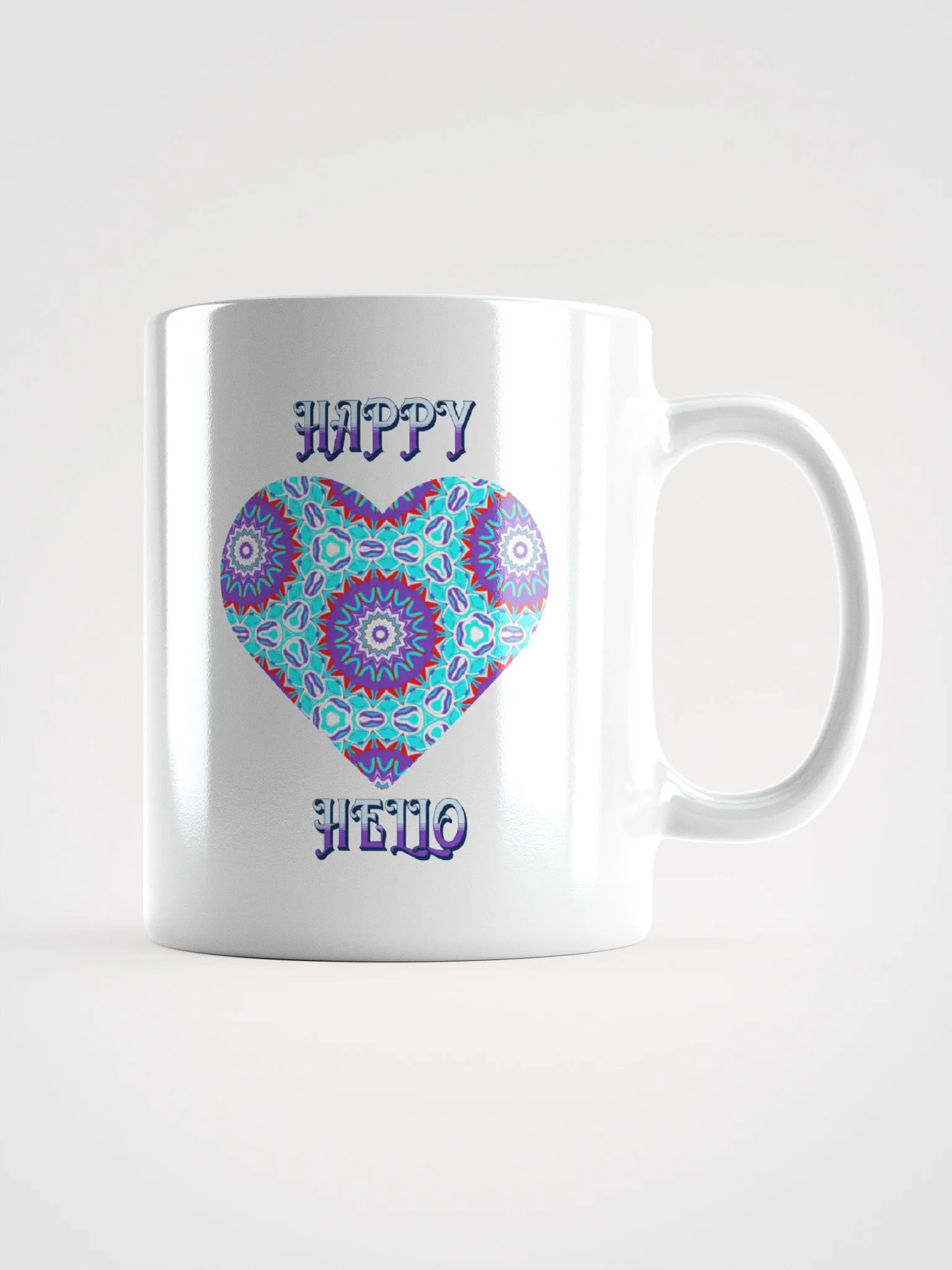 HAPPY HELLO COLORFUL HEART product image (1)