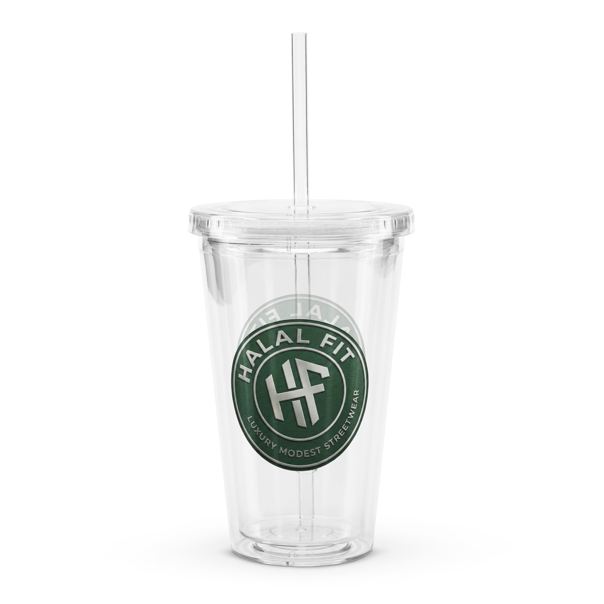 Halal Fit - Double Wall Clear Plastic Tumbler product image (3)