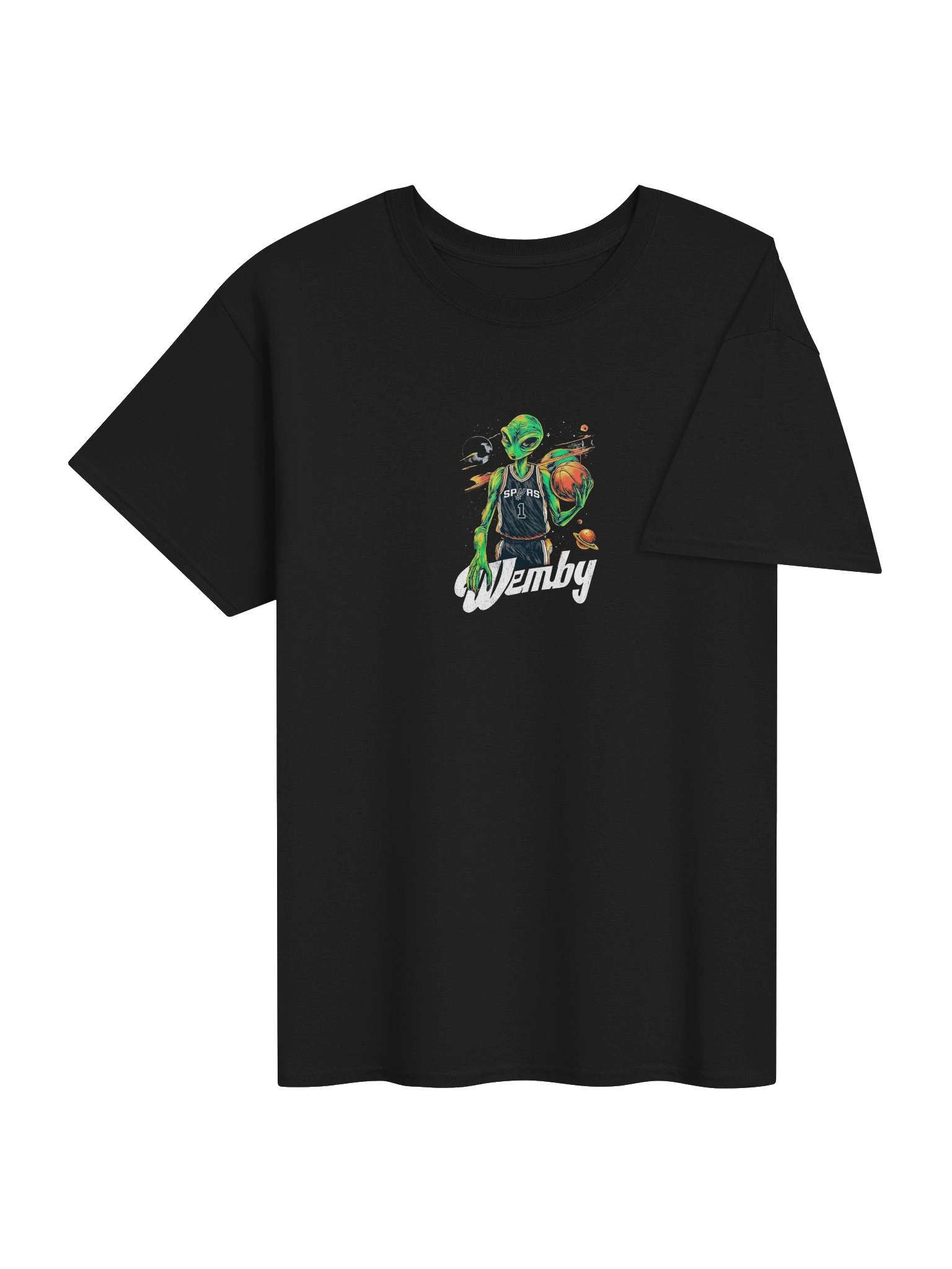 Wemby Space Alien Basketball Tee product image (4)