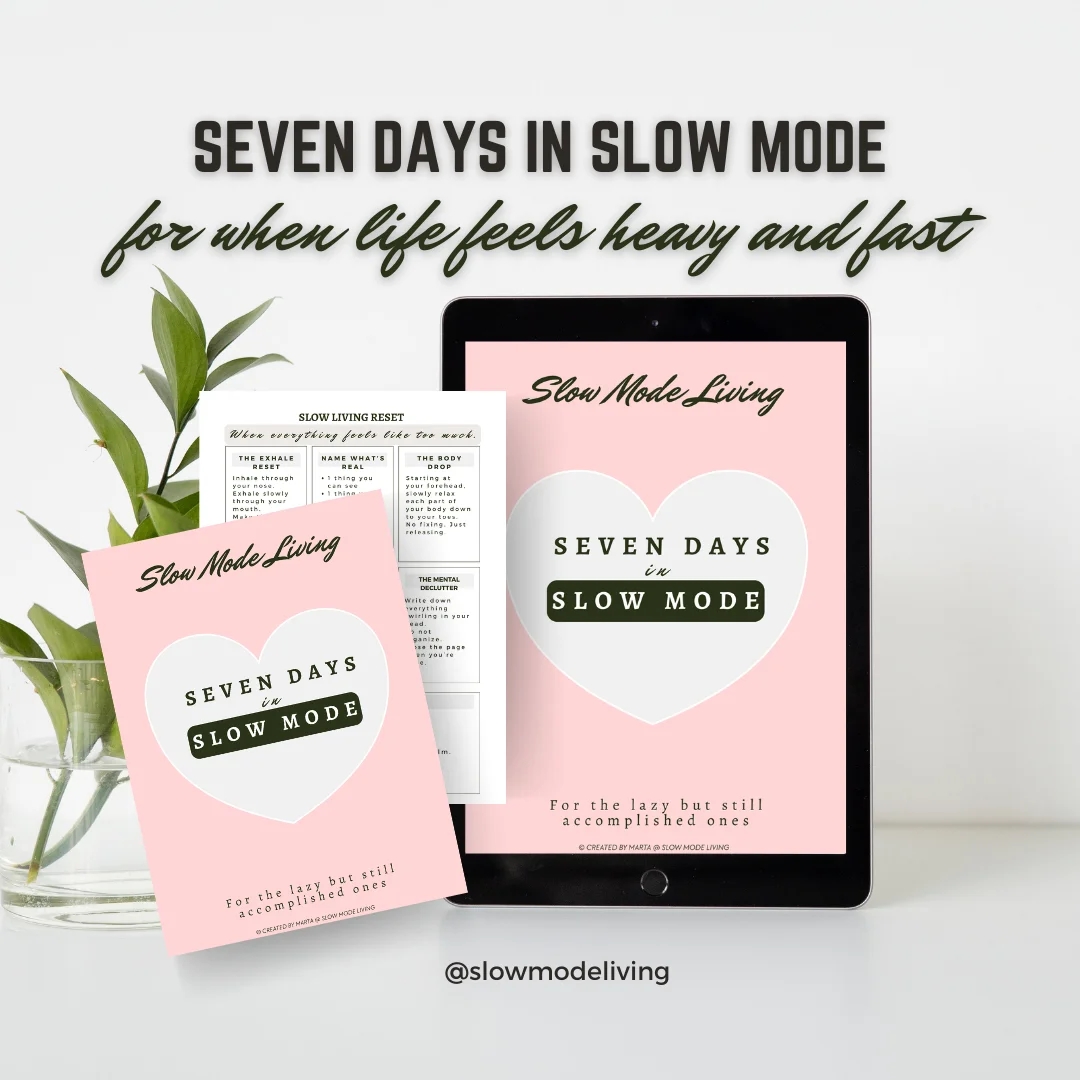 Seven Days in Slow Mode product image (1)