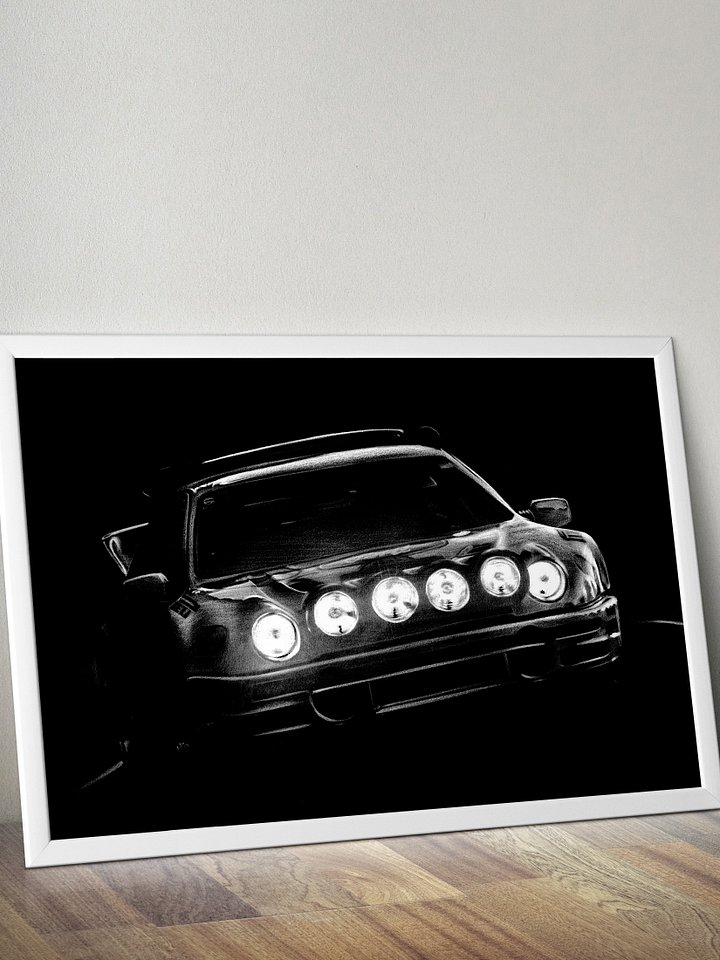 Ford RS200 night rally - A3 Print product image (1)
