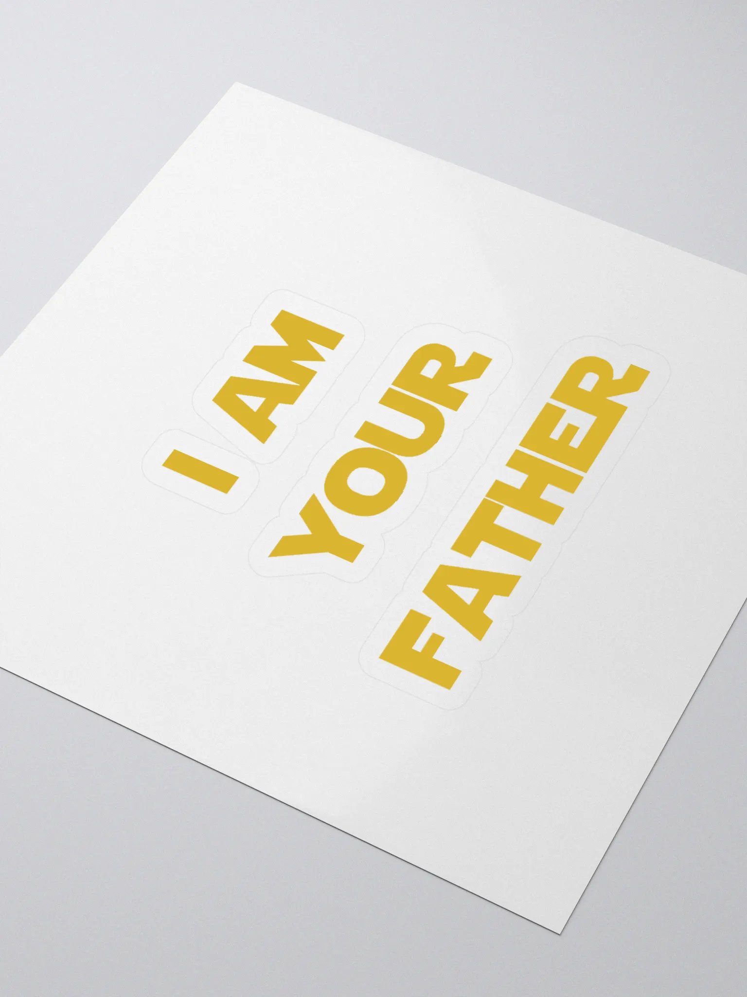 I AM YOUR FATHER Kiss Cut Stickers product image (3)