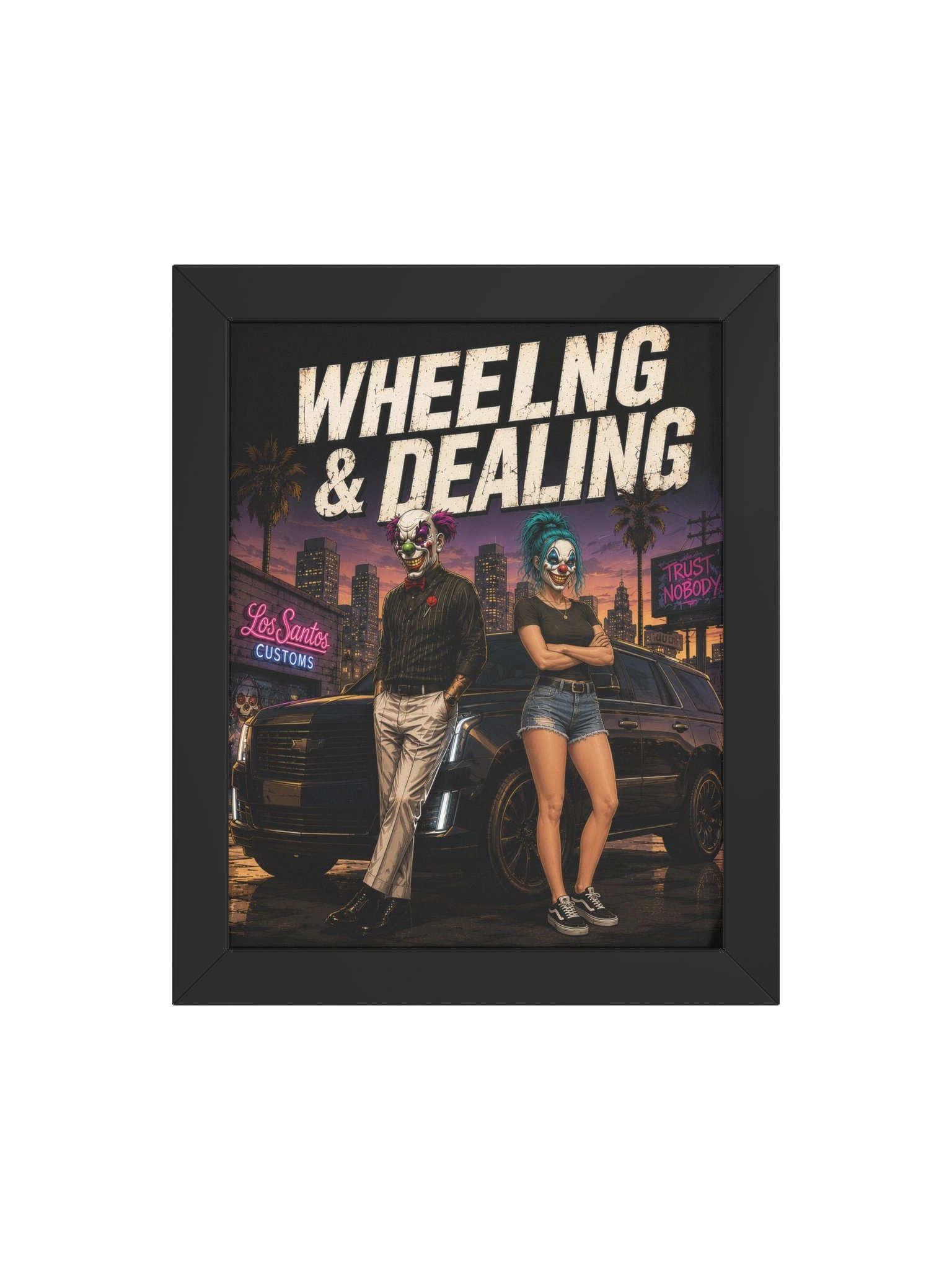 Wheeling and Dealing framed art print product image (4)