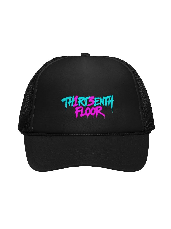 TH1RT3ENTH FLOOR Neon Drip Trucker Hat product image (1)
