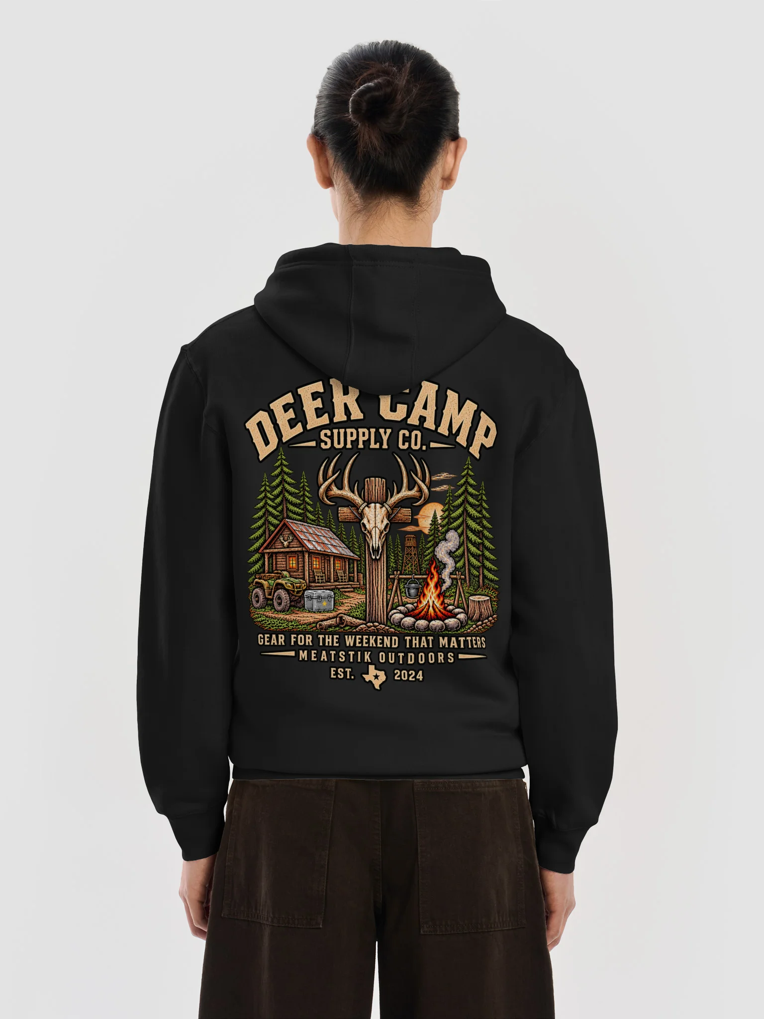 Deer Camp Supply Co. Full-Zip Hoodie product image (6)