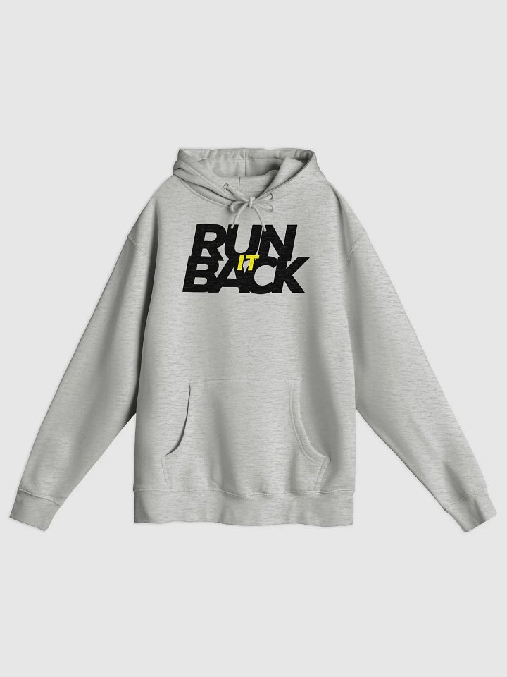 Run It Back Hoodie Black Lettering product image (1)