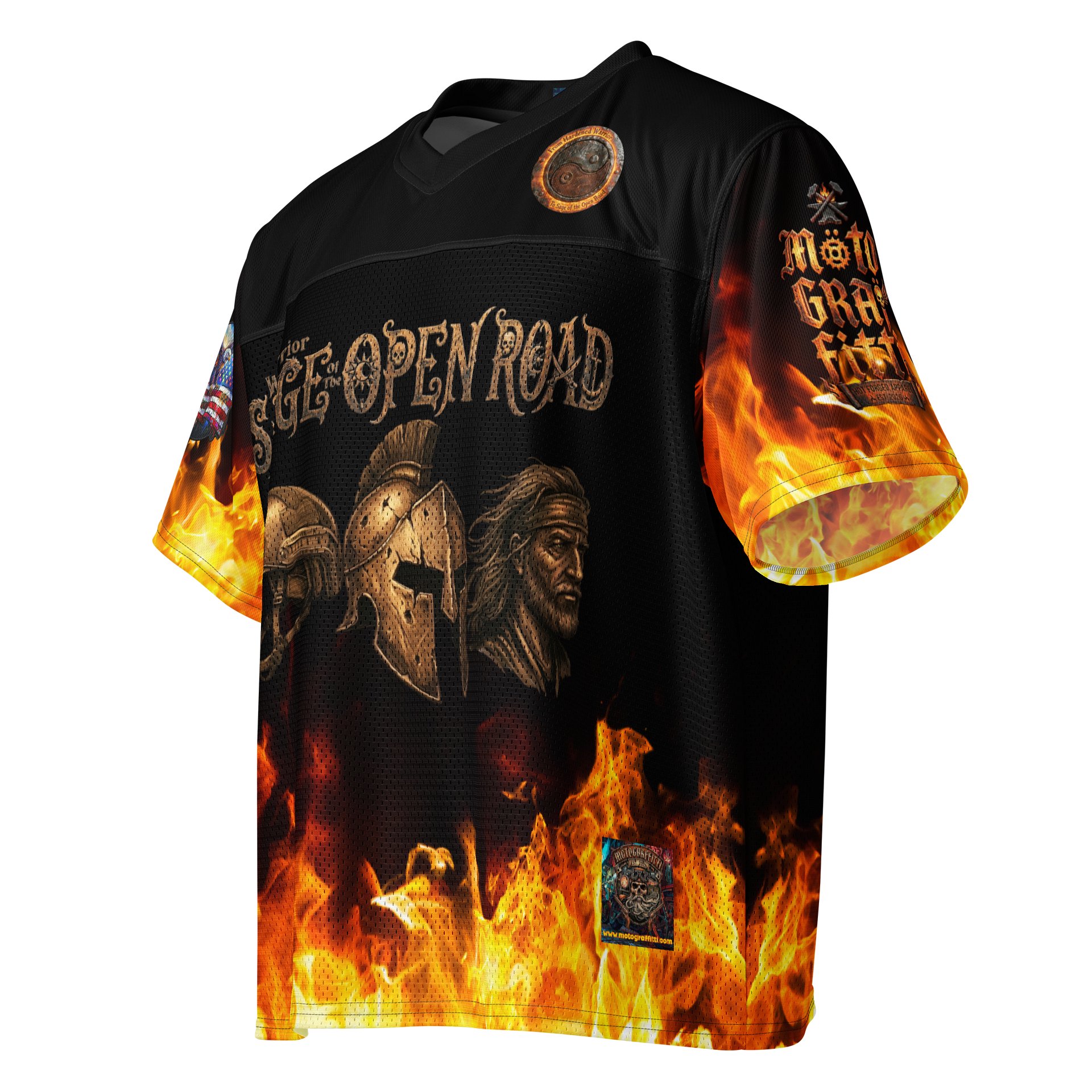 MötoGraffitti Warrior Sage Football Jersey product image (3)