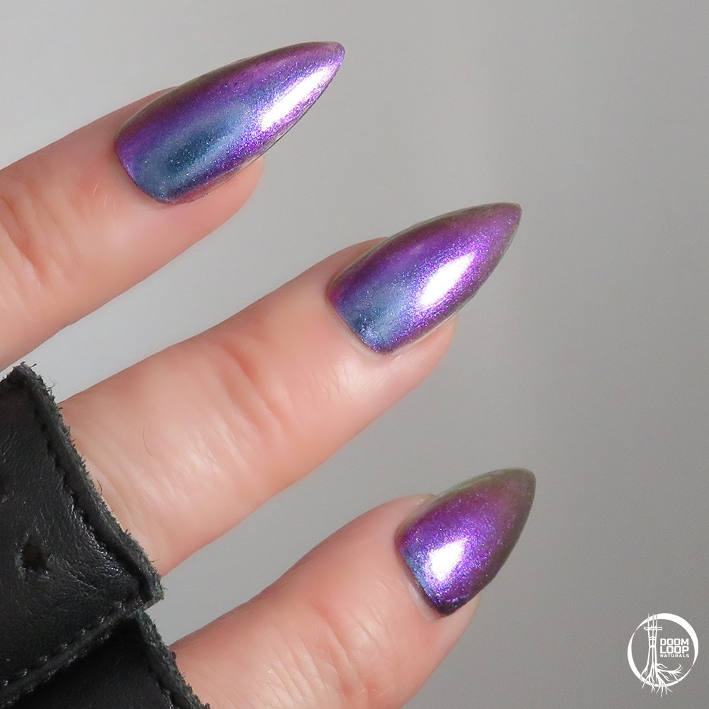 GOBSMACKED BY THE AUDACITY - Blue Green Purple Red Multichrome Nail Polish product image (4)