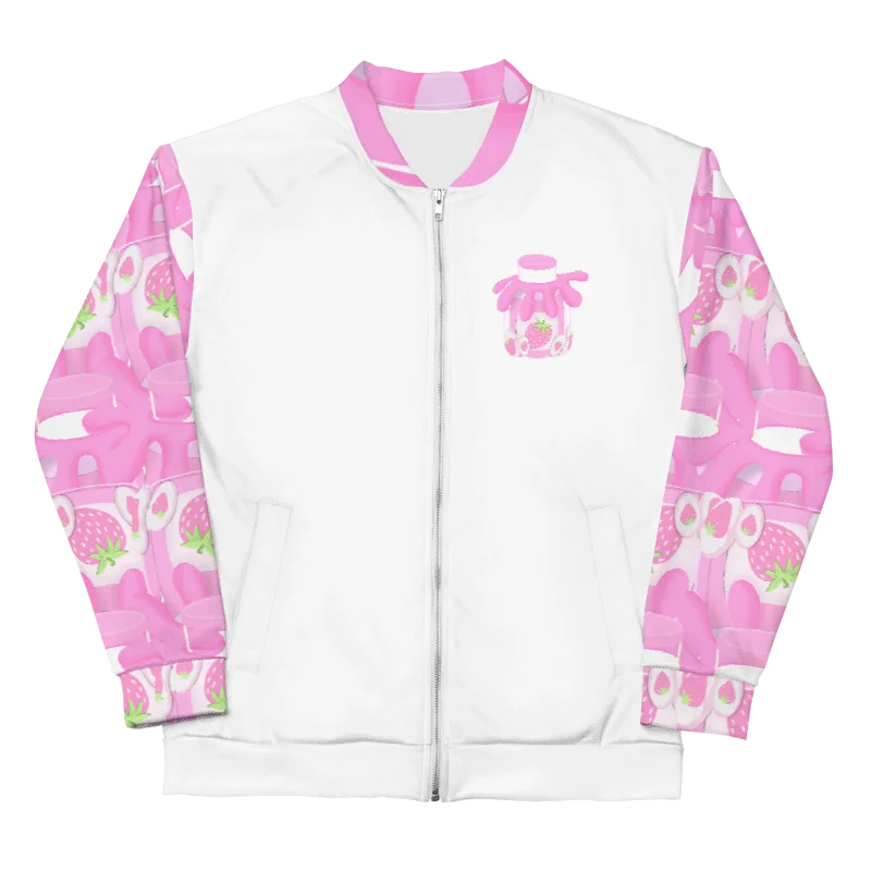 Strawberry Milk Bomber Jacket product image (2)