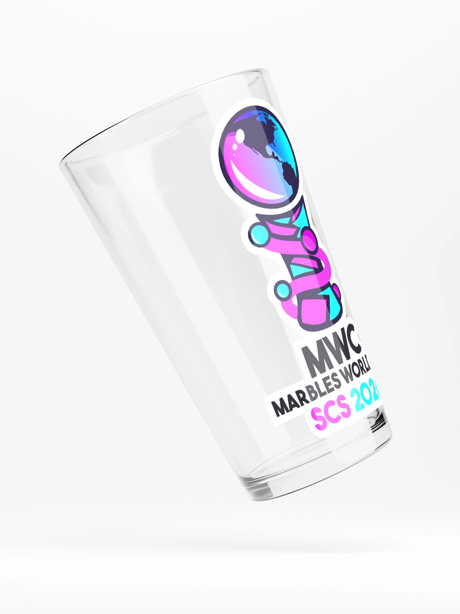 MARBLES WORLD CUP PINT GLASS product image (4)