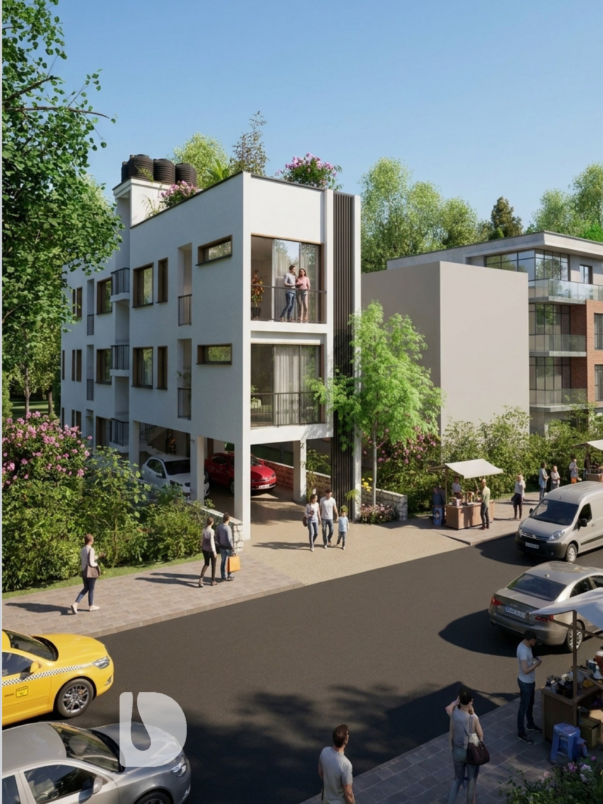 Architectural Design – 3-Storey 5-Unit Apartment Block | DA41102A product image (1)