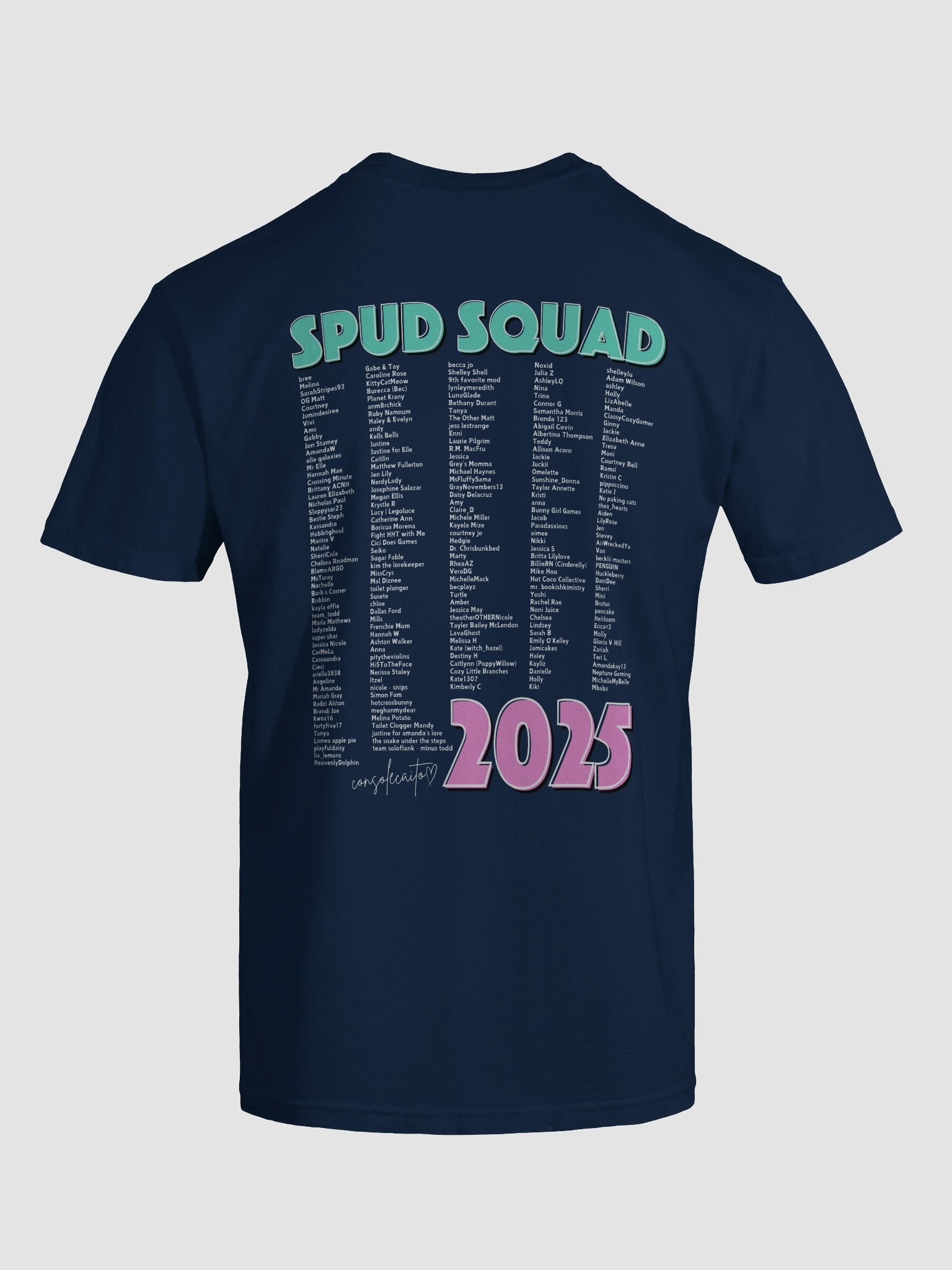 spud squad 2025 tee (light text) product image (9)