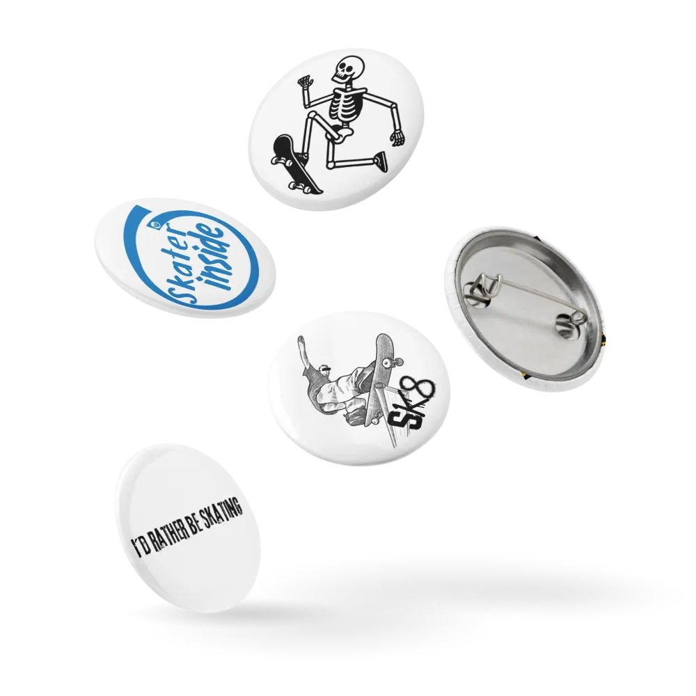 Skater Pin Button Set product image (14)
