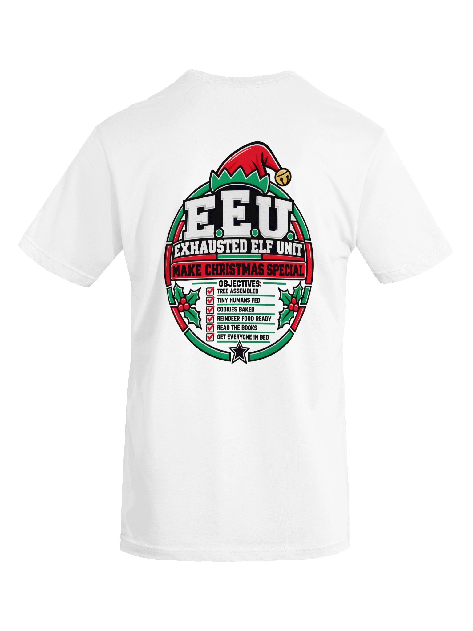 Exhausted Elf Unit Men's Tee | White product image (7)
