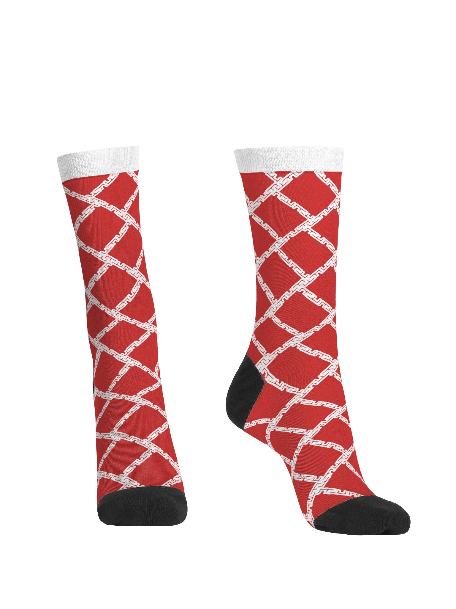 CHAINLINK Socks - Red/White (Cornerman Edition) product image (2)