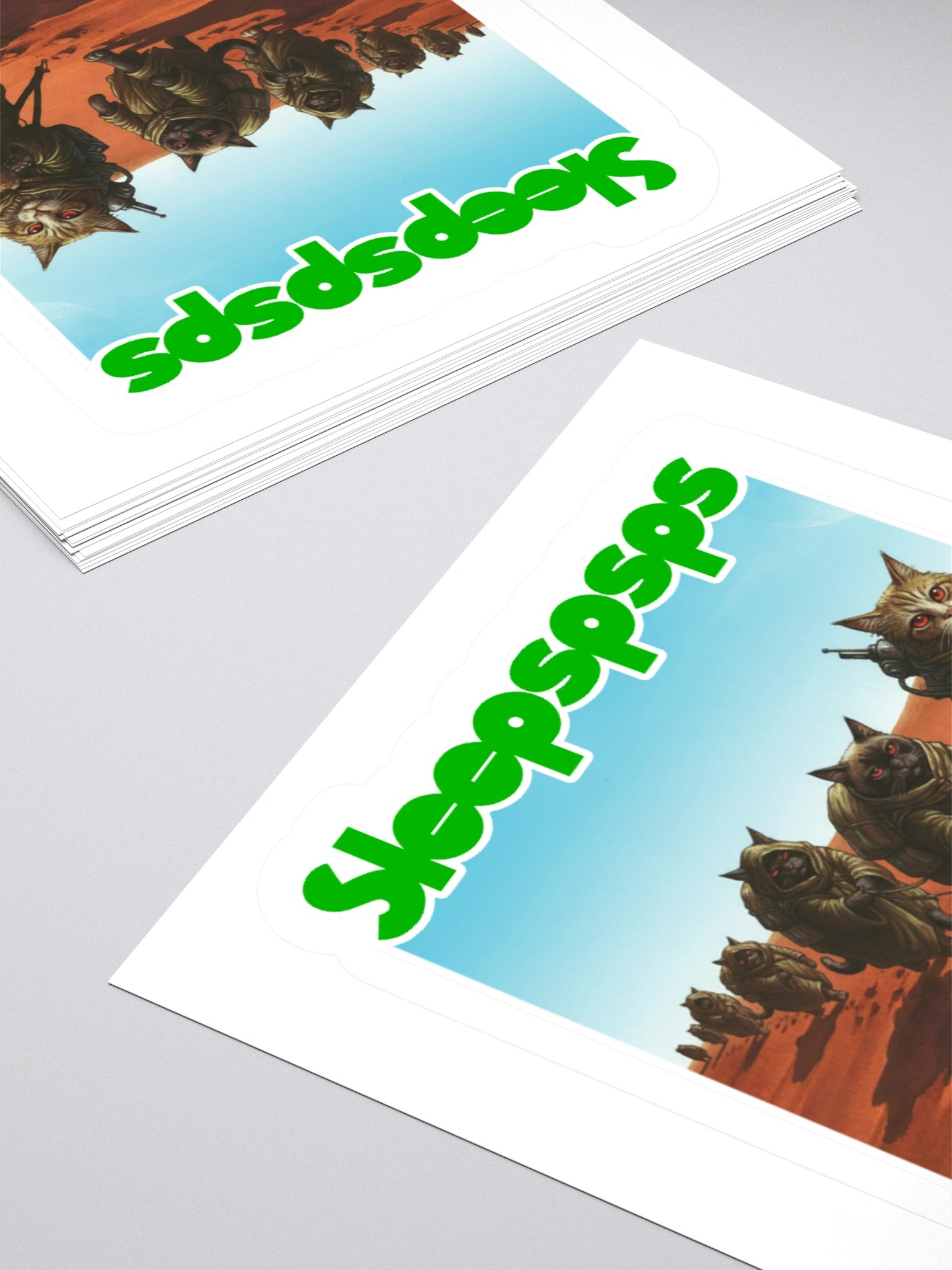 SLEEPSPSPS KISS CUT STICKER product image (11)