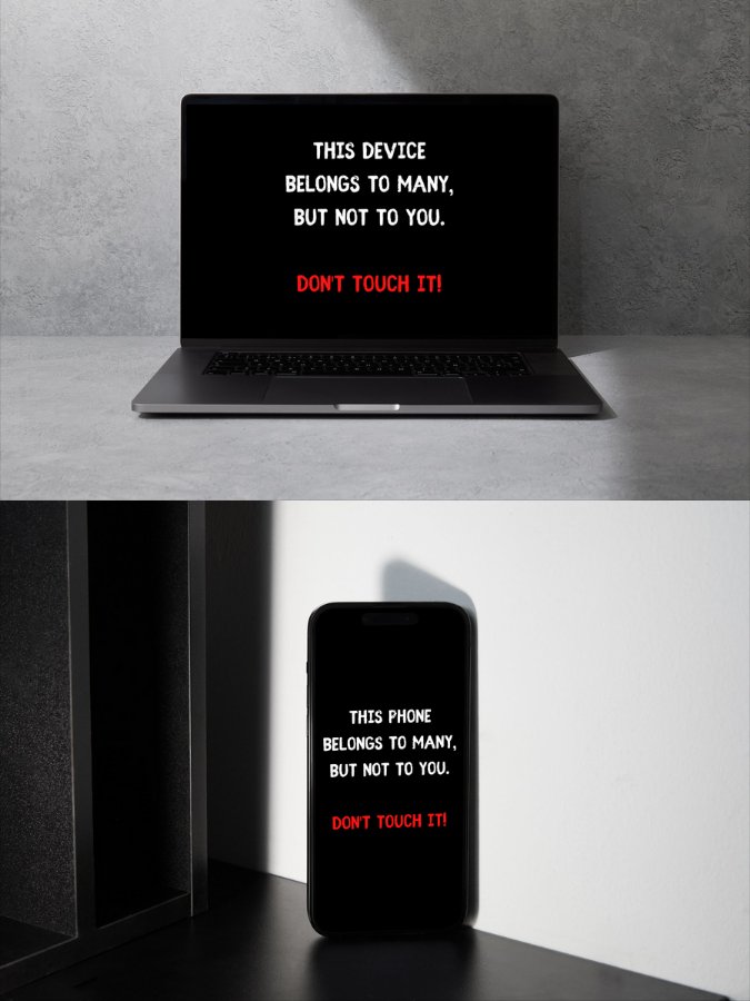 This Device Belongs to Many – System Wallpaper product image (1)