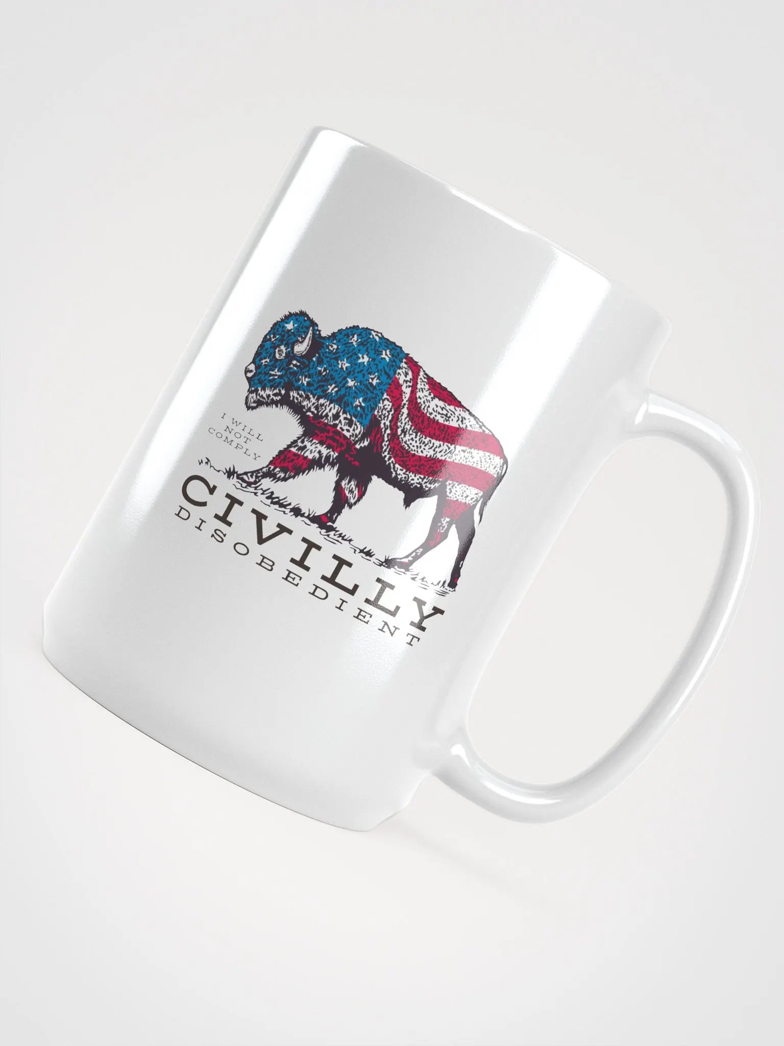 Defiant Bison Coffee Mug product image (4)