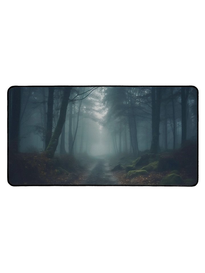 Pathway Surrounded By Trees Desk Mat by Treasure Pie product image (1)