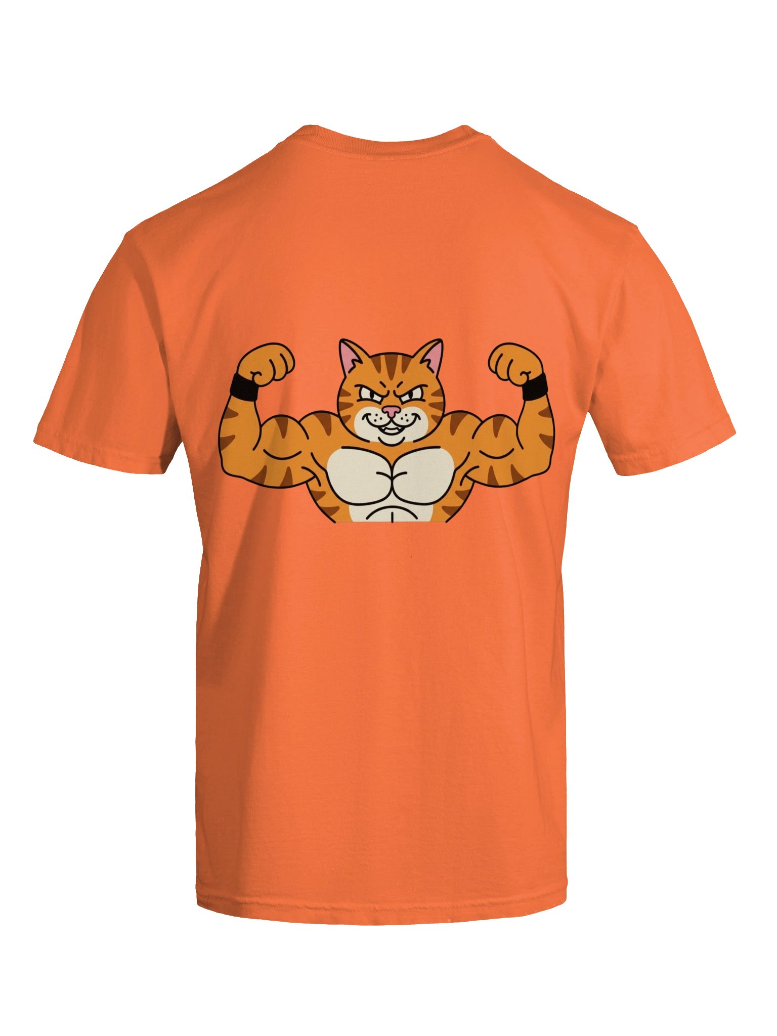 Buff Cat Bodybuilder Tee | Funny Gym Shirt product image (2)