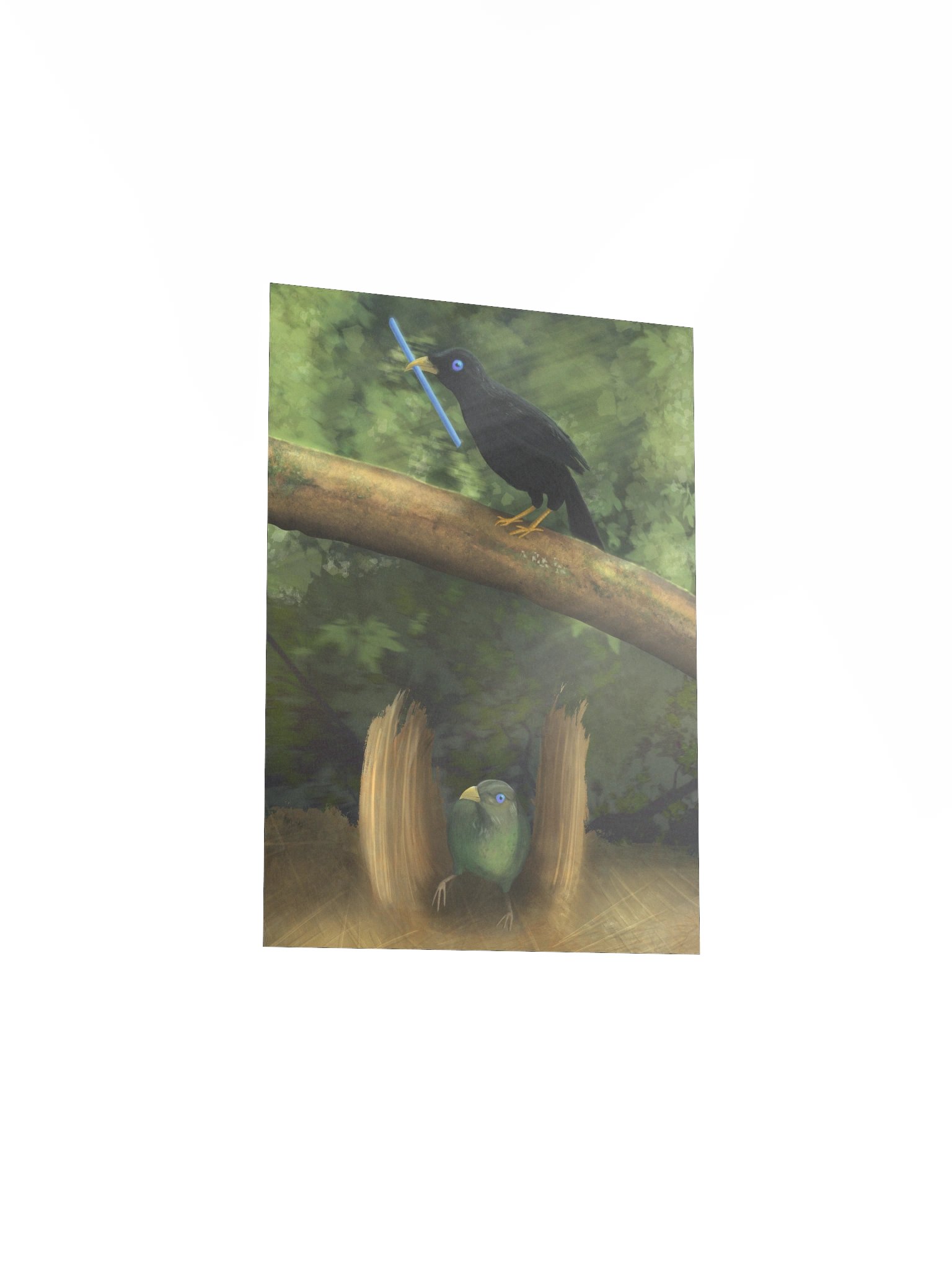 Serene Bowerbird Poster product image (5)