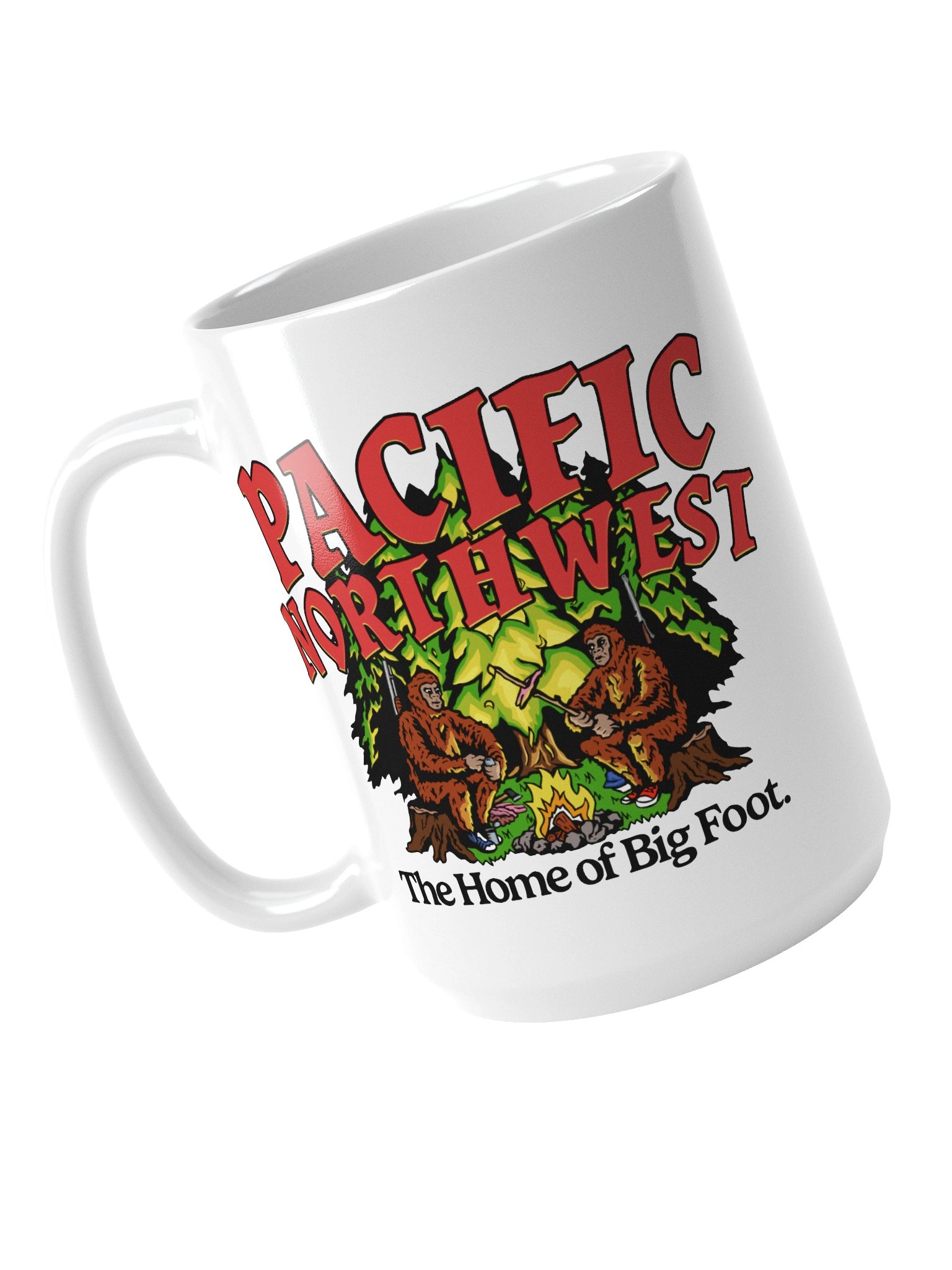 The Home of Big Foot - White Mug product image (4)