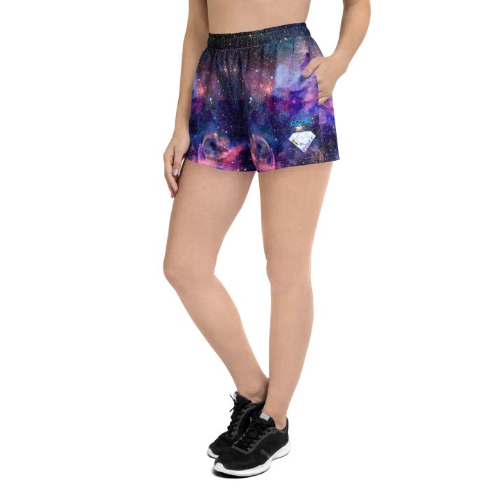 Sportshorts mit Allover-Print für Unisex, Galaxy2 product image (2)