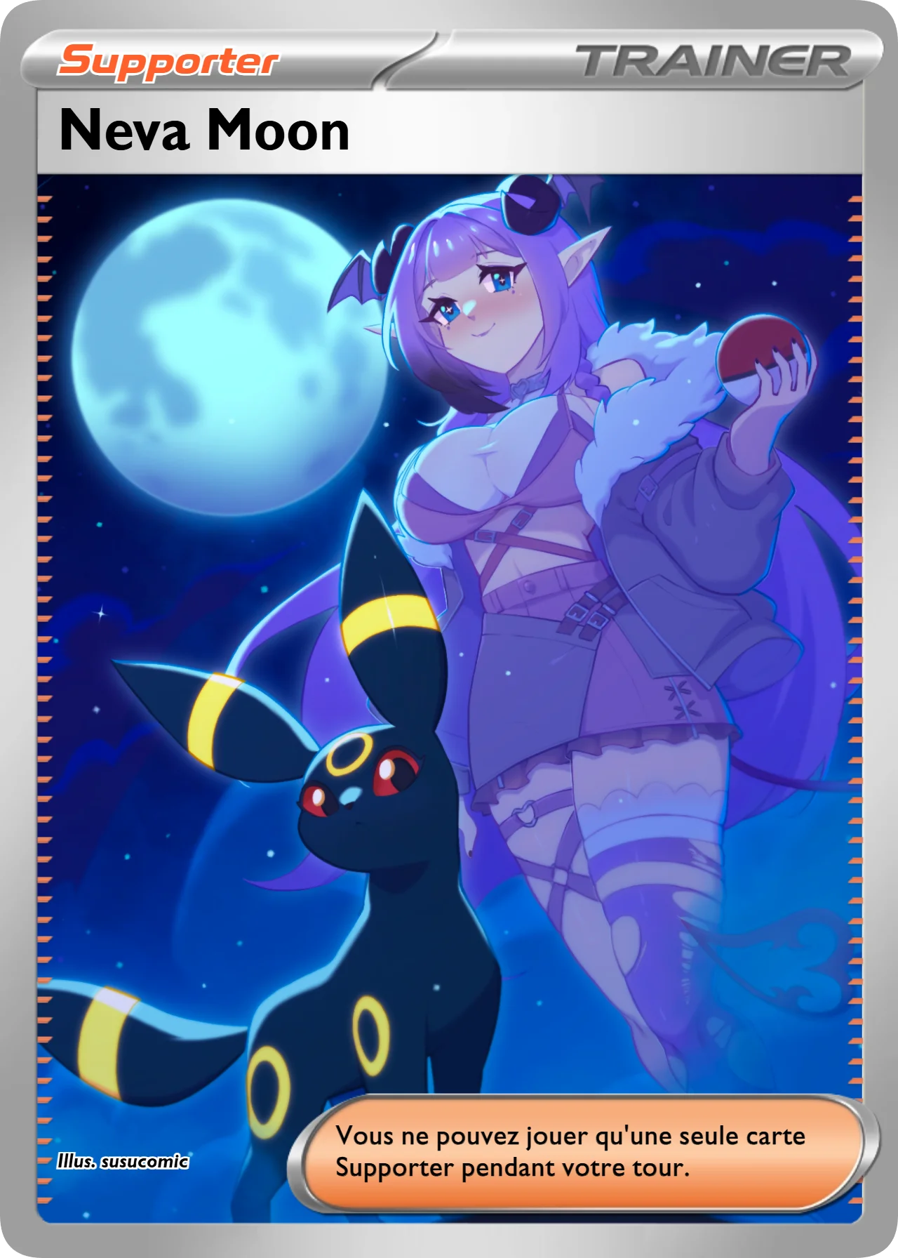 Carte pokemon Neva x Noctali Holographique product image (1)