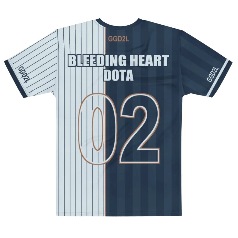 Bleeding Heart DOTA Split Jersey — Navy product image (2)