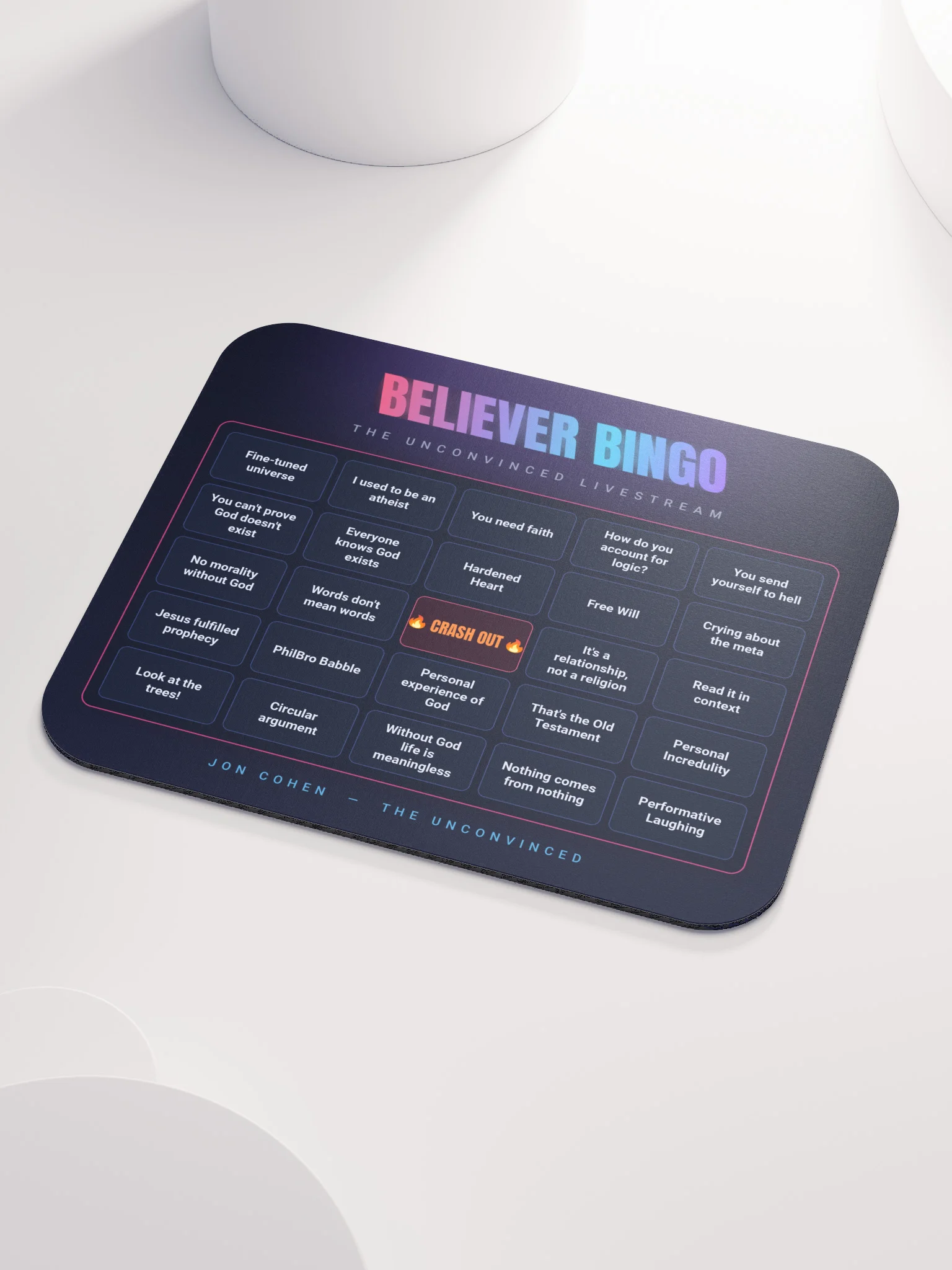 Believer Bingo — Mousepad product image (4)