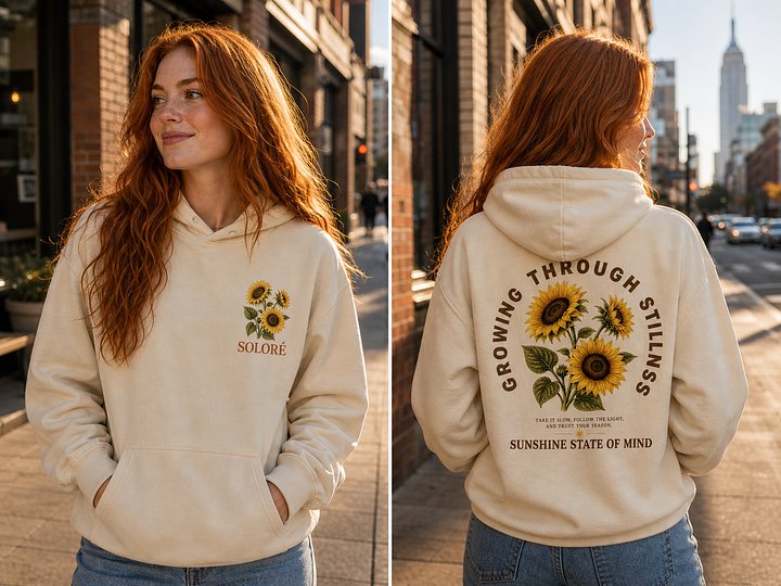 Botanical - Sunflower Hoodie
