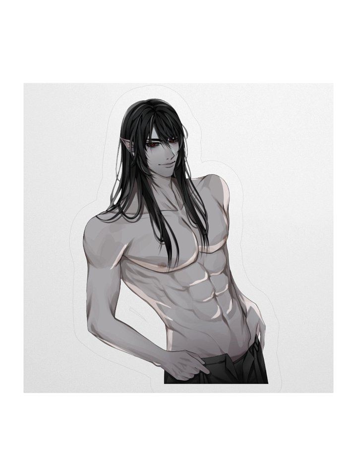 Shirtless Sticker by EnmaRPG product image (1)