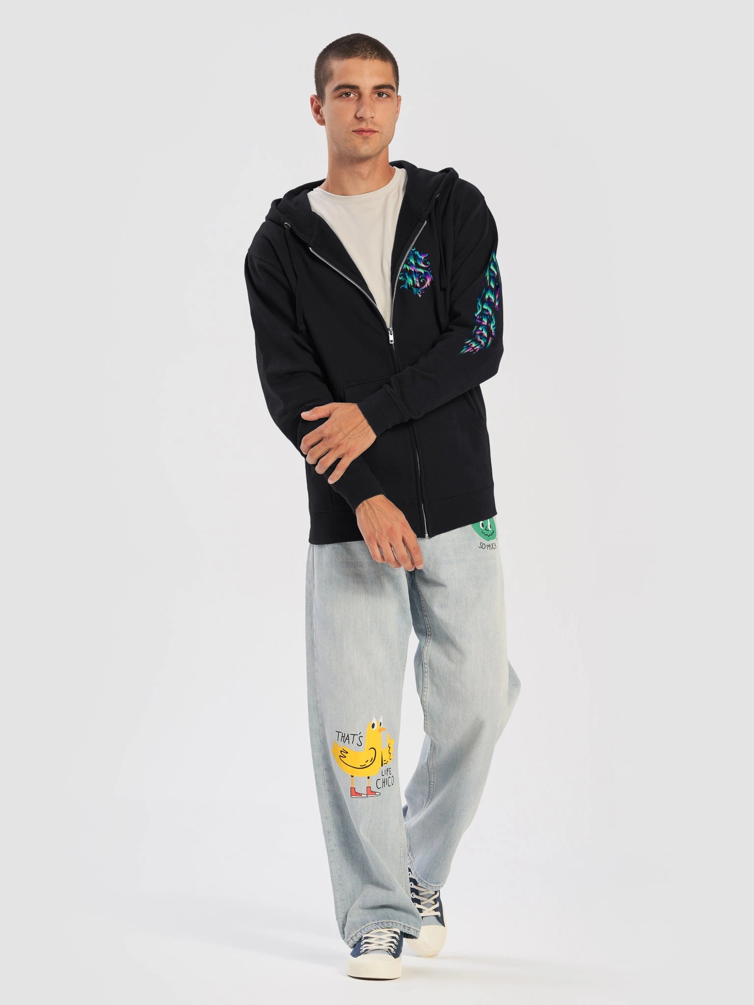 Aurora Borealis Zip Hoodie product image (7)