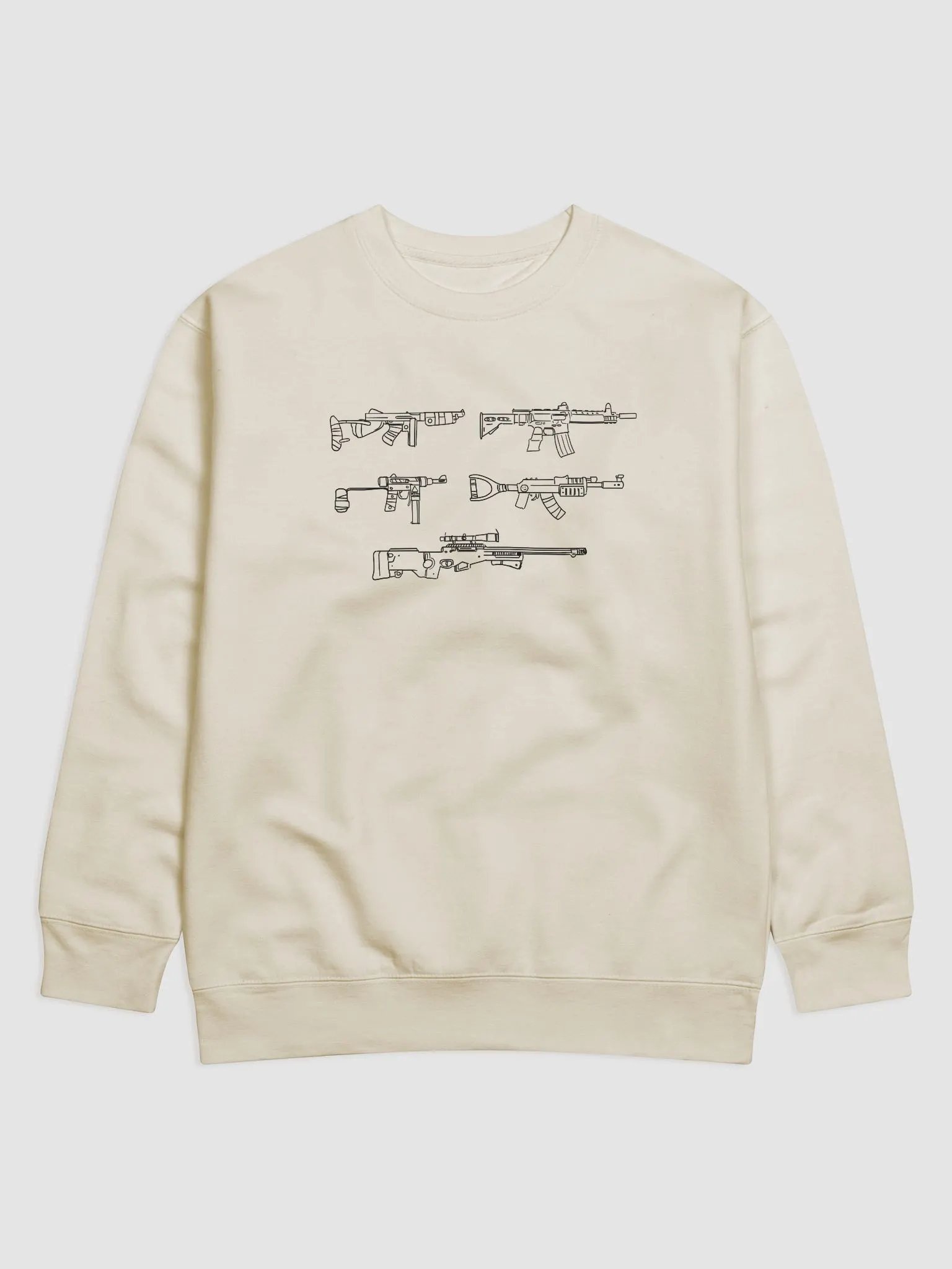 BeccaSomething Rust Gun Stencil Print Premium Sweatshirt product image (2)