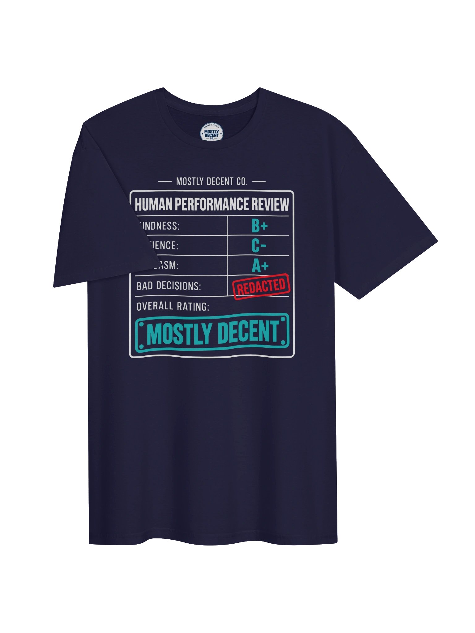 Human Performance Review T-Shirt (Dark Mode) product image (3)