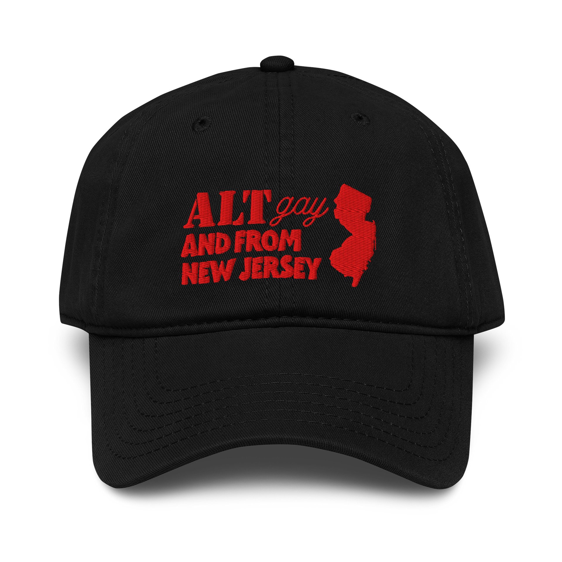 ALT, GAY AND FROM NJ DAD HAT product image (1)