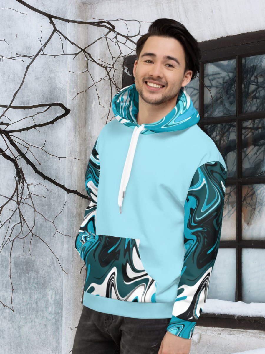 Blue Swirl Hoodie product image (2)
