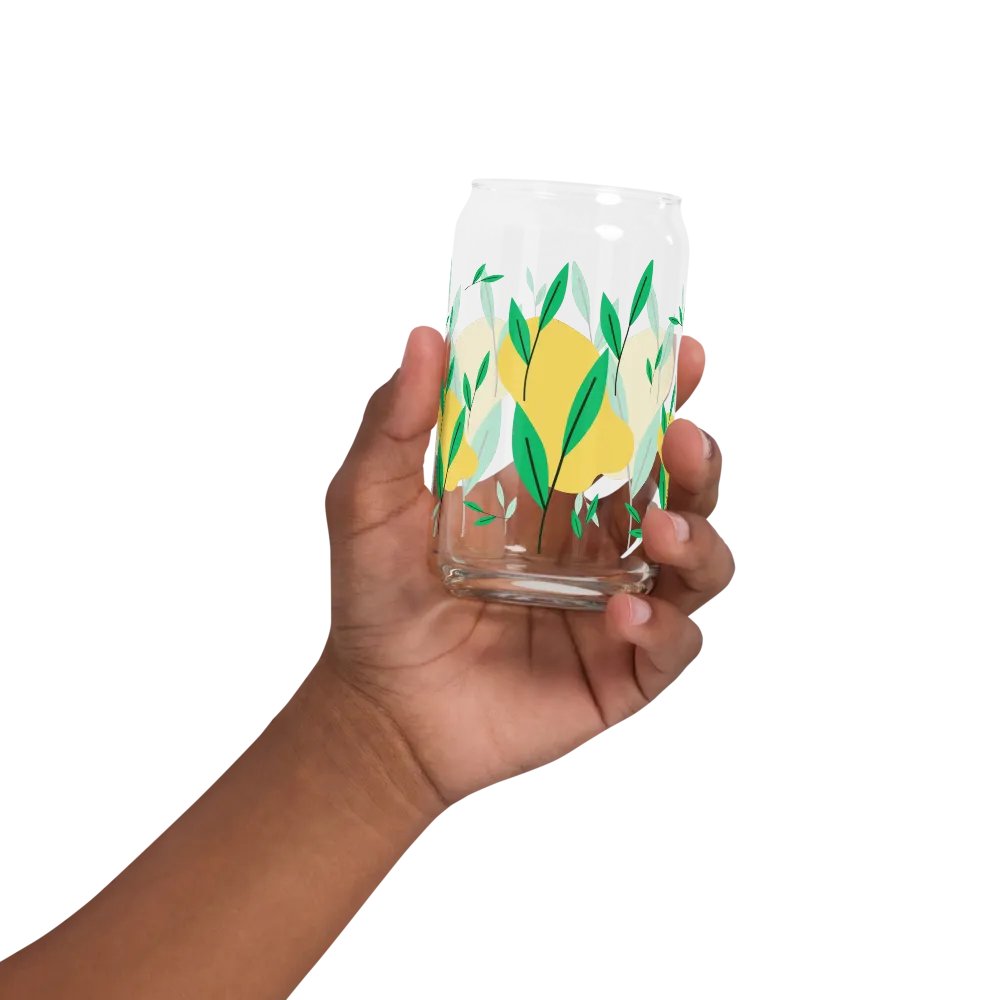 Boho Leaves Design - Sipper Glass product image (2)