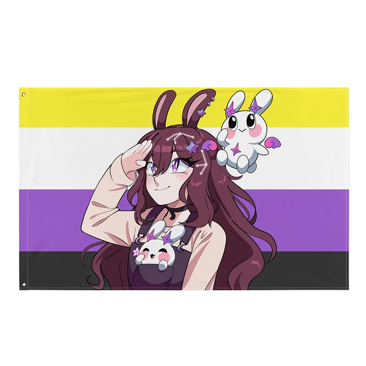 Non Binary Pride Flag - featuring Yuwuna and Mellow! product image (1)