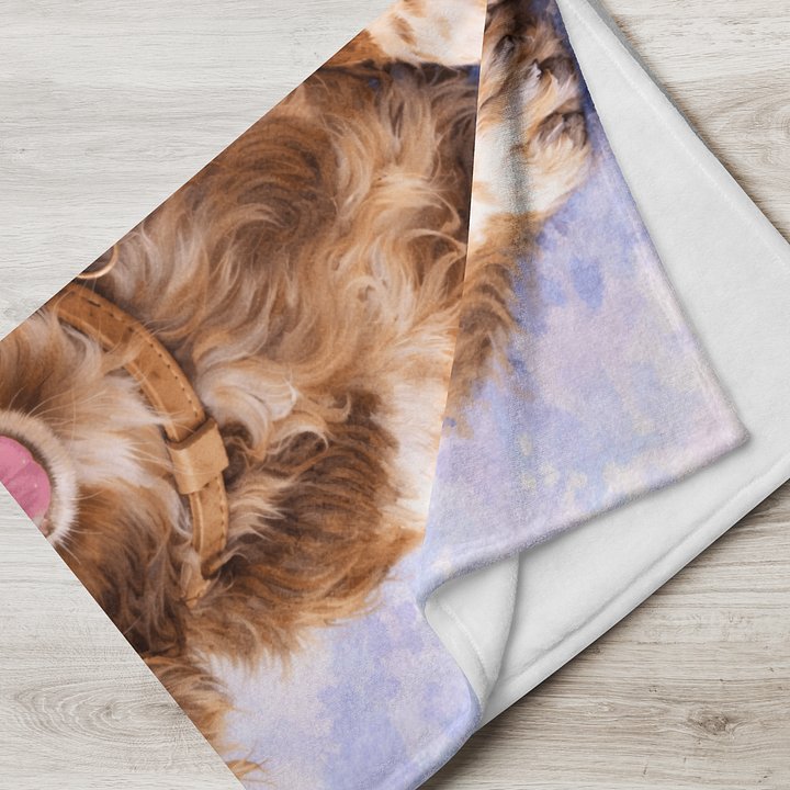YOUR BEST FRIEND! / THROW BLANKET WITH PERSONALIZED NAME product image (2)