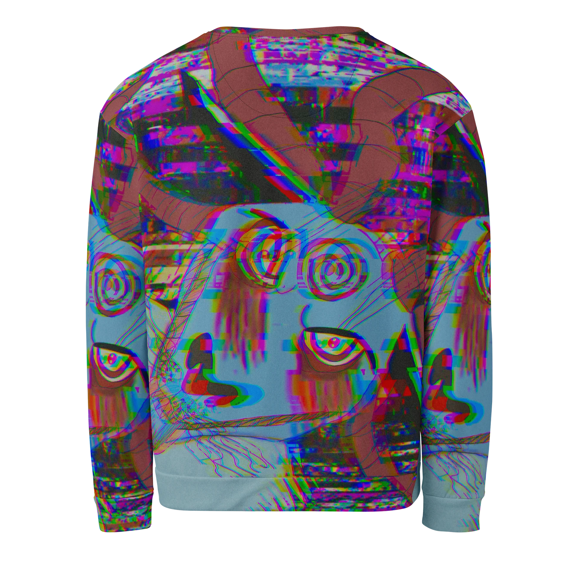 Glitch All Over Print Long Sleeve Shirt product image (2)