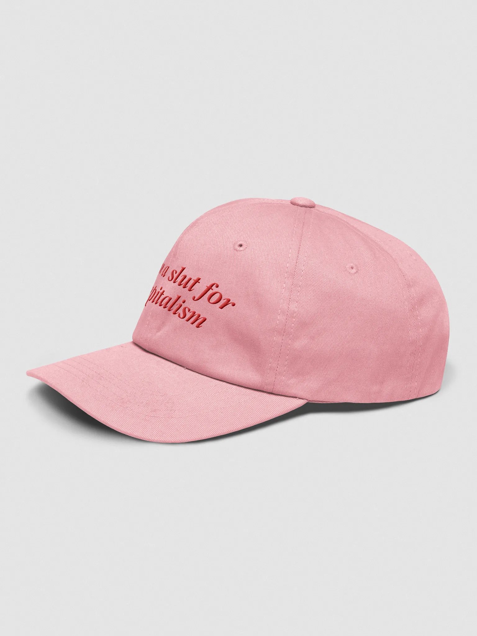 i'm a slut for capitalism hat - 100% cotton product image (3)